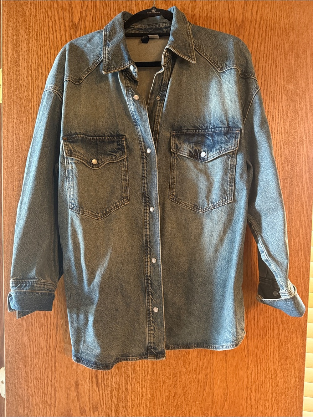 H&M Divided Oversized Denim Women’s Shacket/Shirt Medium